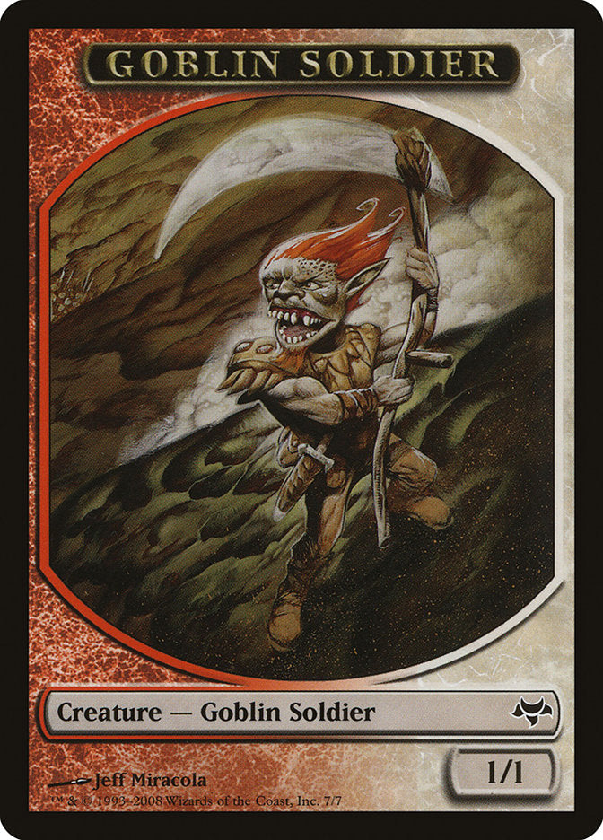 Goblin Soldier Token [Eventide Tokens] | Gear Gaming Bentonville