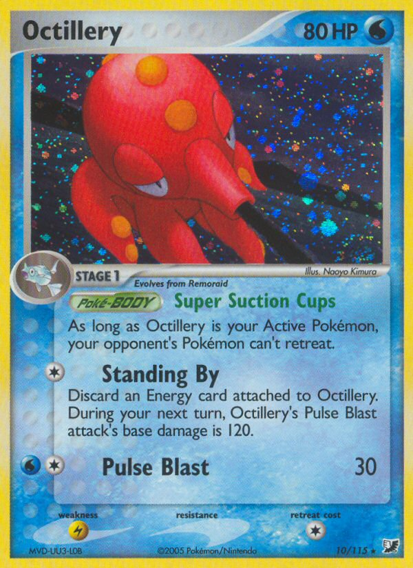 Octillery (10/115) [EX: Unseen Forces] | Gear Gaming Bentonville