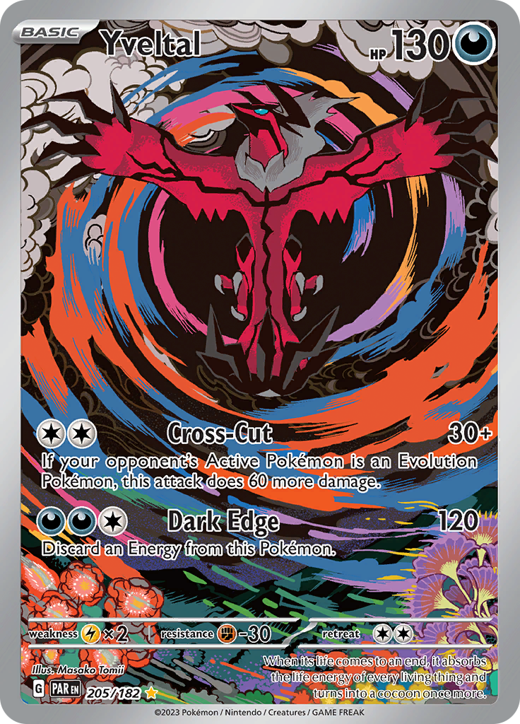 Yveltal (205/182) [Scarlet & Violet: Paradox Rift] | Gear Gaming Bentonville