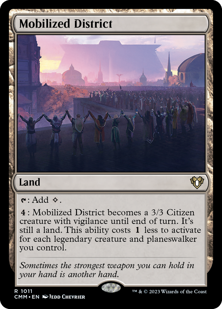 Mobilized District [Commander Masters] | Gear Gaming Bentonville