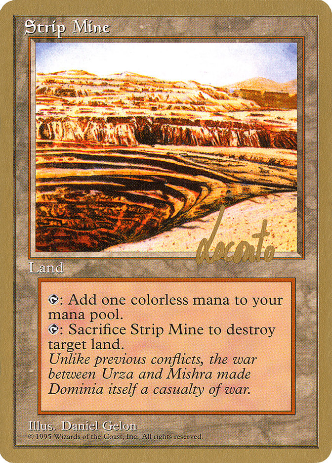 Strip Mine (Michael Loconto) [Pro Tour Collector Set] | Gear Gaming Bentonville
