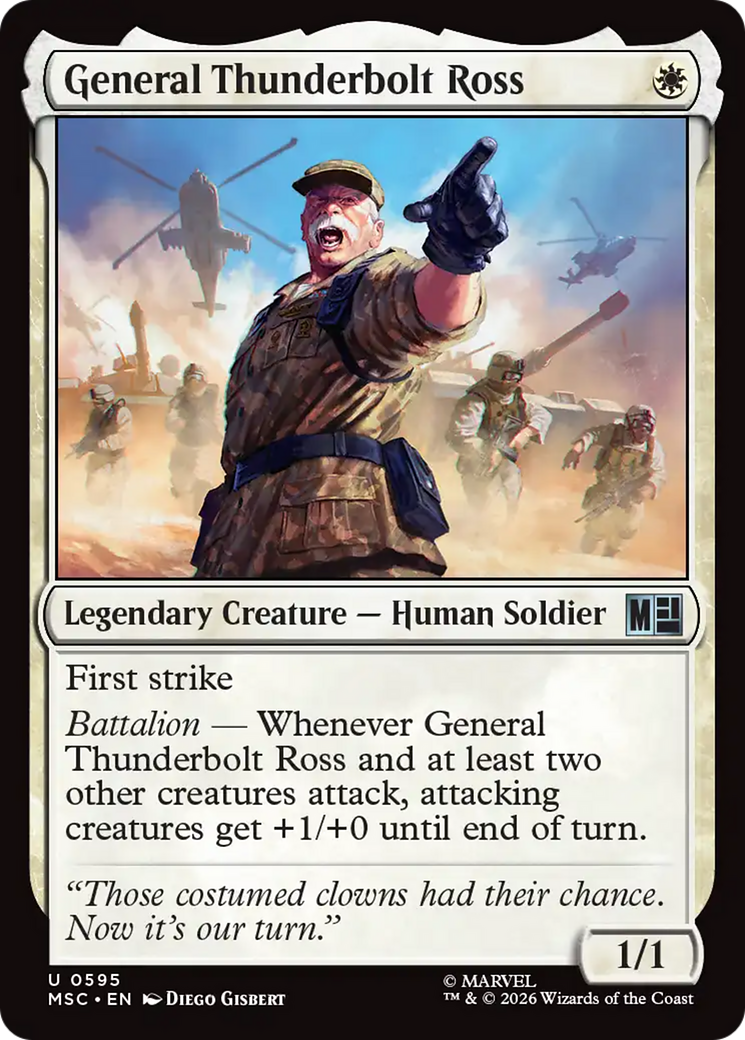 General Thunderbolt Ross [Marvel Super Heroes Commander] | Gear Gaming Bentonville