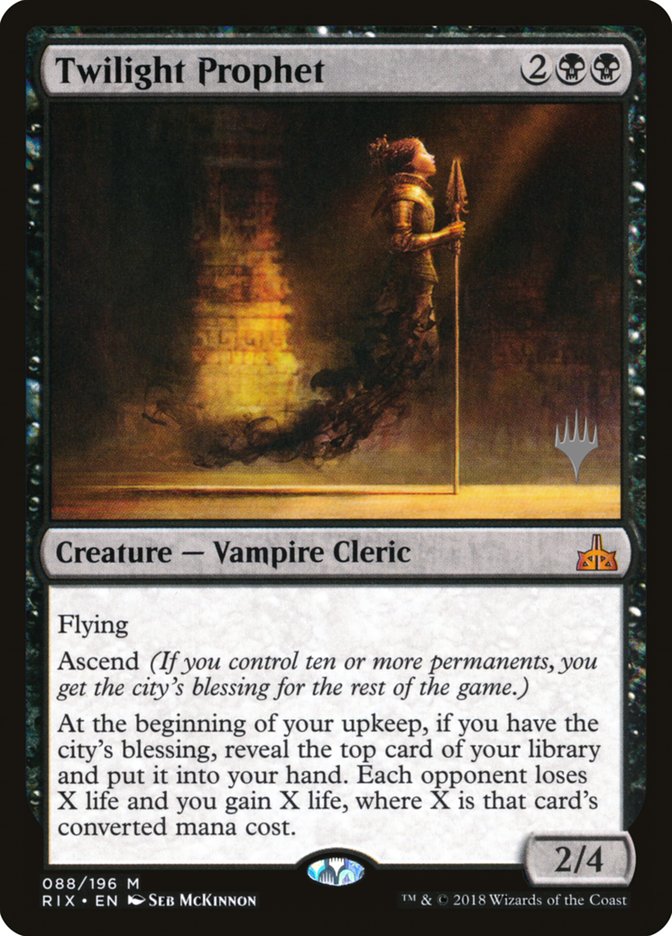 Twilight Prophet (Promo Pack) [Rivals of Ixalan Promos] | Gear Gaming Bentonville