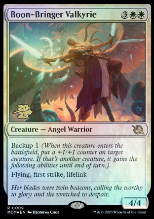 Boon-Bringer Valkyrie [March of the Machine Prerelease Promos] | Gear Gaming Bentonville