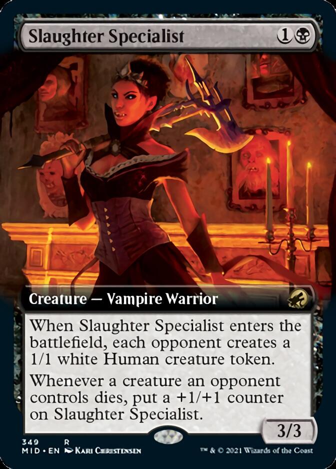 Slaughter Specialist (Extended Art) [Innistrad: Midnight Hunt] | Gear Gaming Bentonville