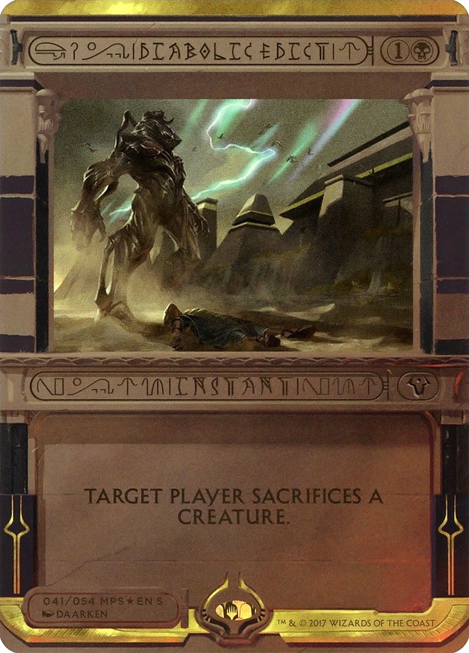 Diabolic Edict (Invocation) [Amonkhet Invocations] | Gear Gaming Bentonville
