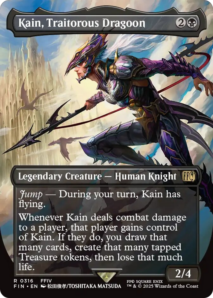 Kain, Traitorous Dragoon (Borderless) [FINAL FANTASY] | Gear Gaming Bentonville