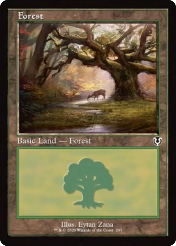 Forest (297) (Retro Frame) [Innistrad Remastered] | Gear Gaming Bentonville