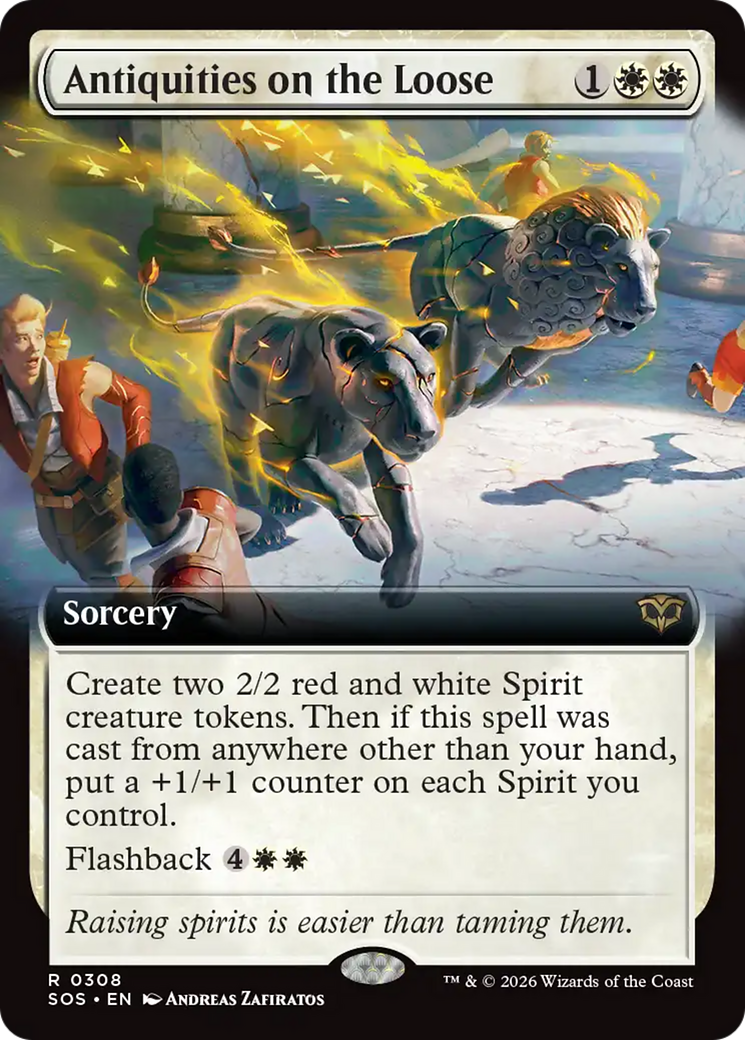 Antiquities on the Loose (Extended Art) [Secrets of Strixhaven] | Gear Gaming Bentonville