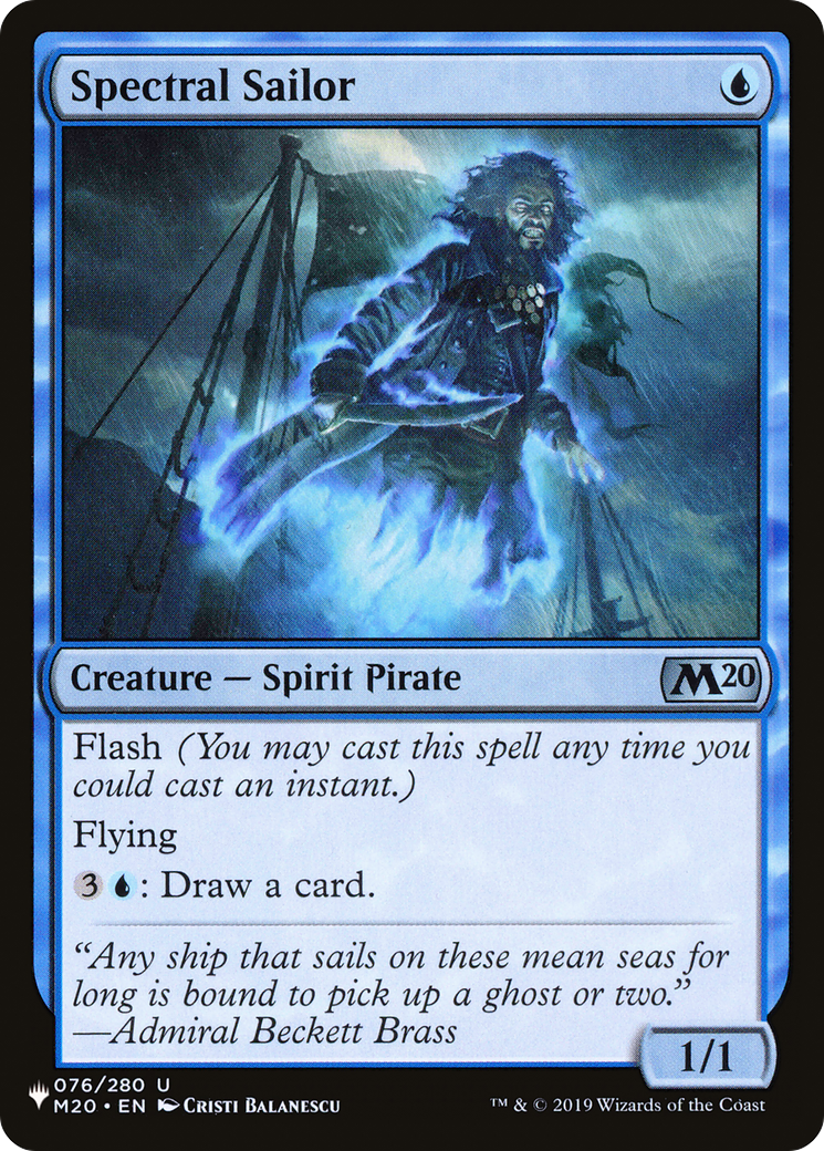 Spectral Sailor [The List Reprints] | Gear Gaming Bentonville