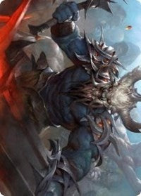 Frenzied Raider Art Card [Kaldheim Art Series] | Gear Gaming Bentonville