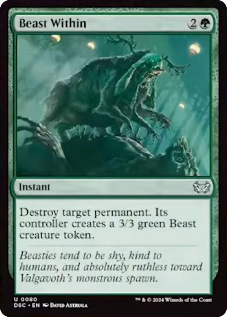 Beast Within [Duskmourn: House of Horror Commander] | Gear Gaming Bentonville