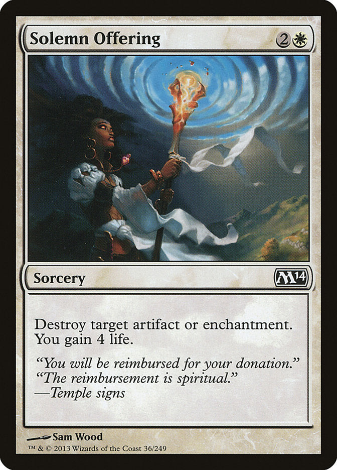 Solemn Offering [Magic 2014] | Gear Gaming Bentonville