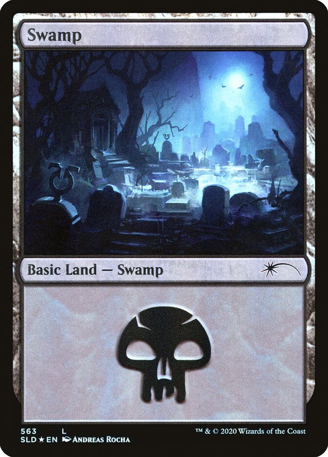 Swamp (Spooky) (563) [Secret Lair Drop Promos] | Gear Gaming Bentonville