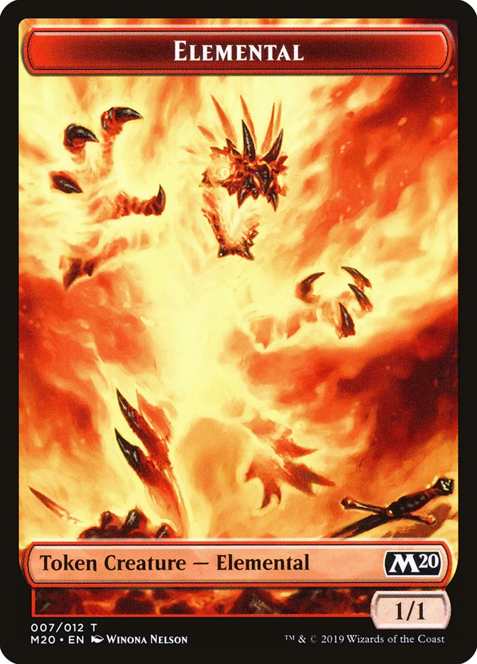 Elemental Token [Core Set 2020 Tokens] | Gear Gaming Bentonville