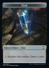 Clue // Fish Double-Sided Token [Streets of New Capenna Commander Tokens] | Gear Gaming Bentonville
