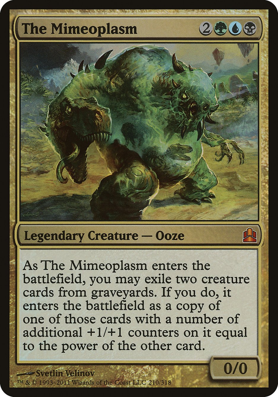 The Mimeoplasm (Oversized) [Commander 2011 Oversized] | Gear Gaming Bentonville