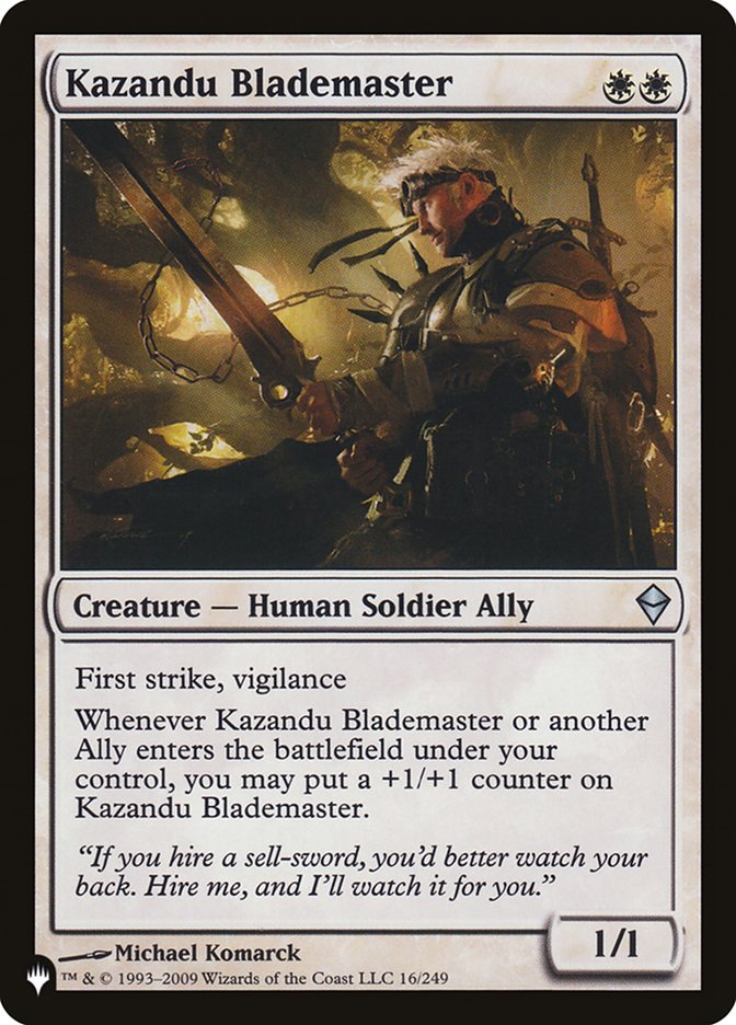 Kazandu Blademaster [The List] | Gear Gaming Bentonville