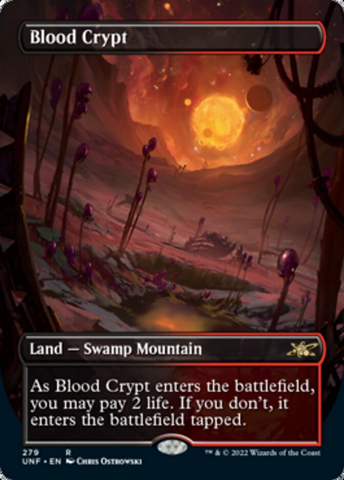 Blood Crypt (Borderless) [Unfinity] | Gear Gaming Bentonville