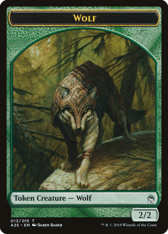 Wolf Token [Masters 25 Tokens] | Gear Gaming Bentonville
