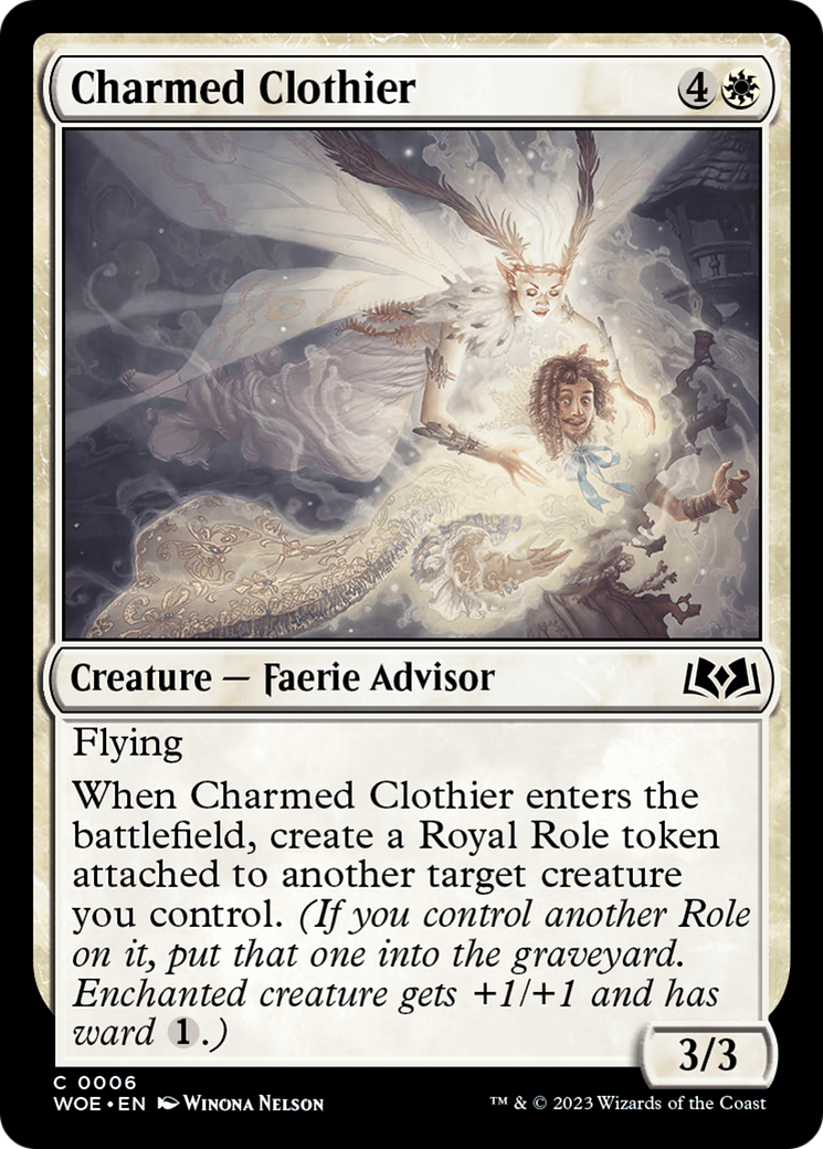 Charmed Clothier [Wilds of Eldraine] | Gear Gaming Bentonville