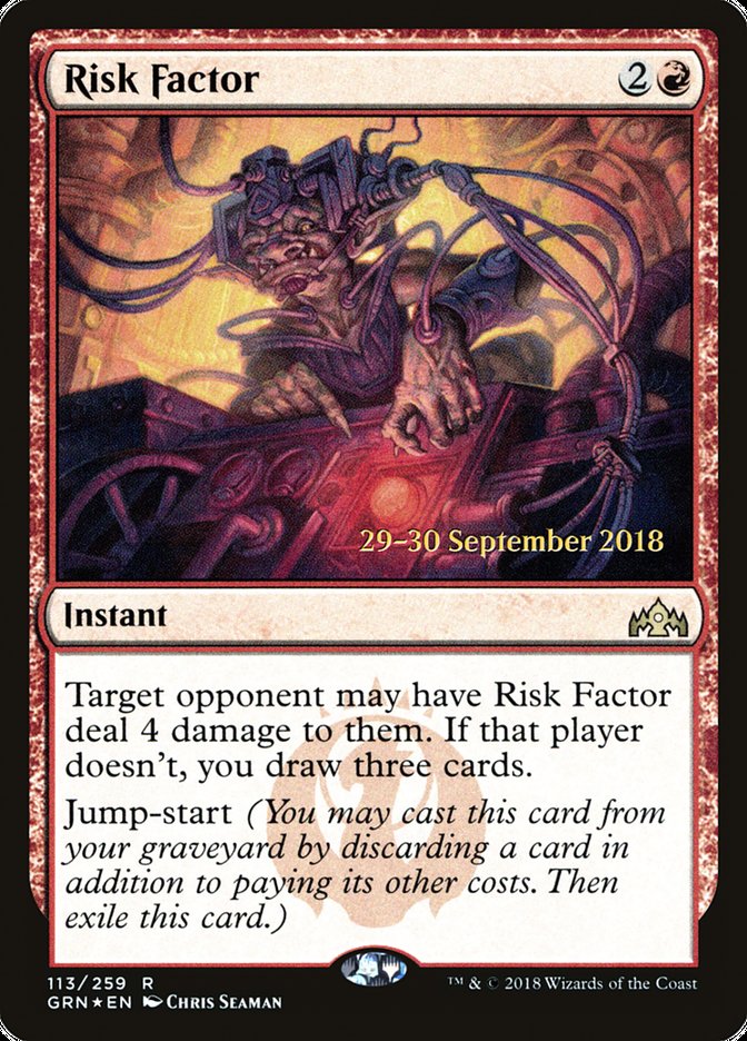 Risk Factor [Guilds of Ravnica Prerelease Promos] | Gear Gaming Bentonville