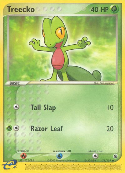 Treecko (76/109) [EX: Ruby & Sapphire] | Gear Gaming Bentonville