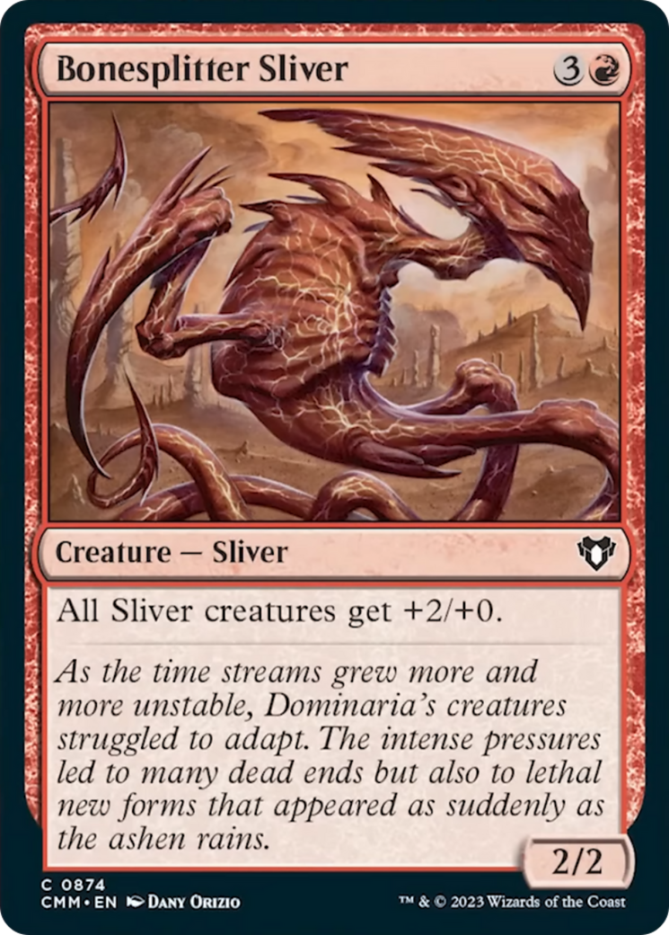 Bonesplitter Sliver [Commander Masters] | Gear Gaming Bentonville