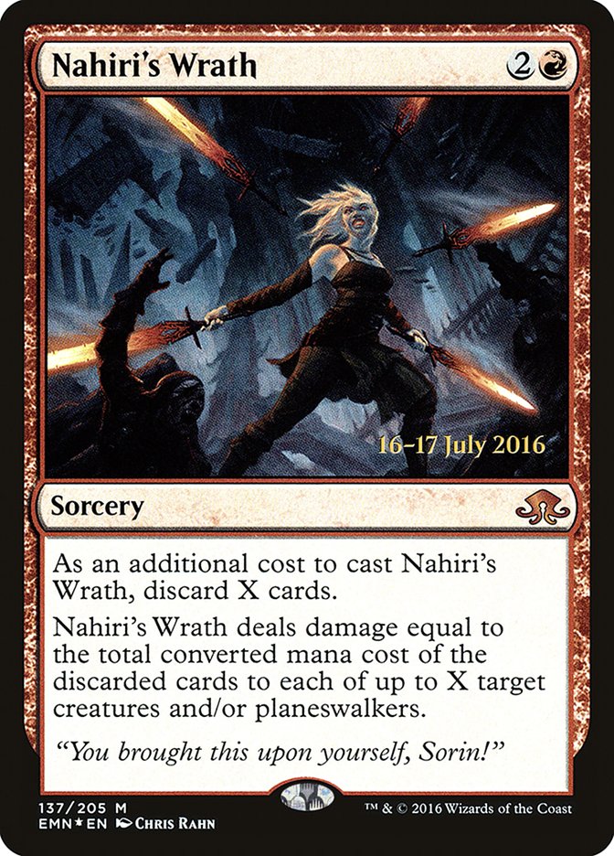 Nahiri's Wrath (Prerelease) [Eldritch Moon Promos] | Gear Gaming Bentonville