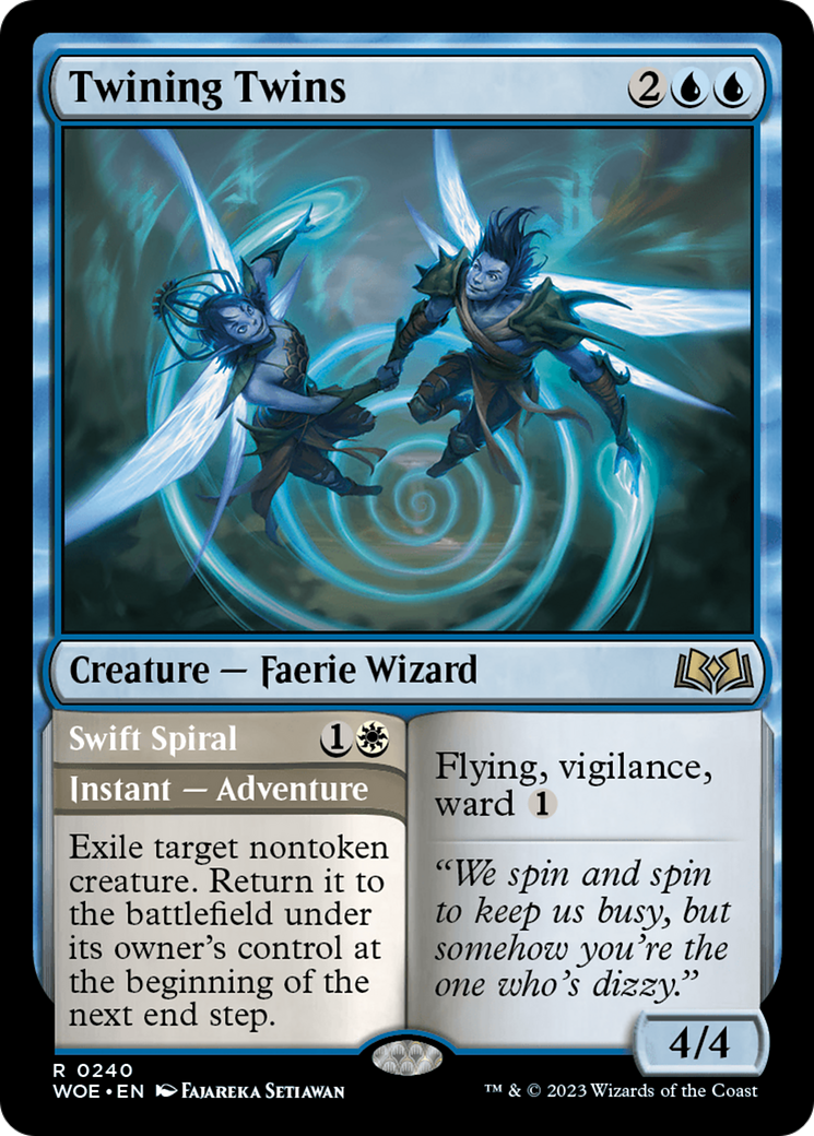 Twining Twins // Swift Spiral [Wilds of Eldraine] | Gear Gaming Bentonville