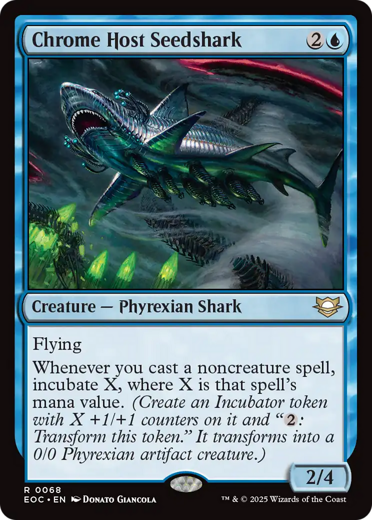 Chrome Host Seedshark [Edge of Eternities Commander] | Gear Gaming Bentonville