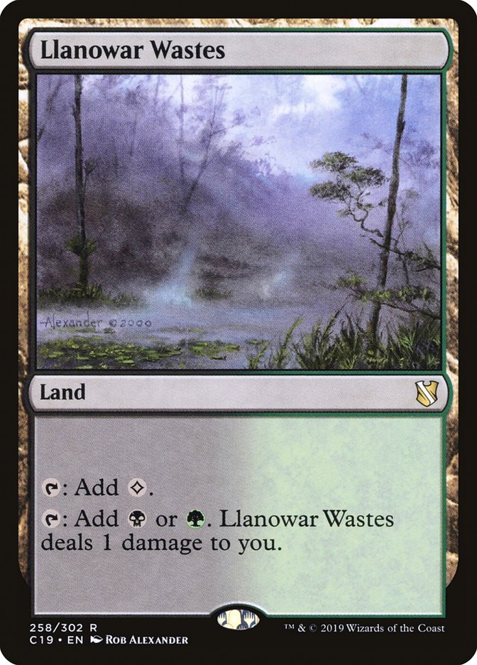 Llanowar Wastes [Commander 2019] | Gear Gaming Bentonville