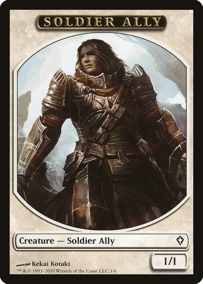 Soldier Ally Token [Worldwake Tokens] | Gear Gaming Bentonville