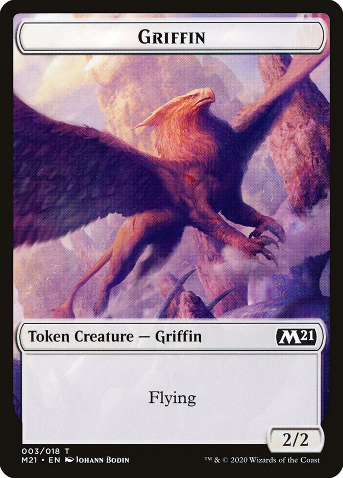 Angel // Griffin Double-Sided Token [Core Set 2021 Tokens] | Gear Gaming Bentonville