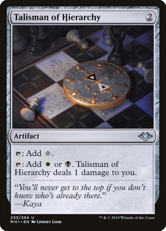 Talisman of Hierarchy [Modern Horizons] | Gear Gaming Bentonville