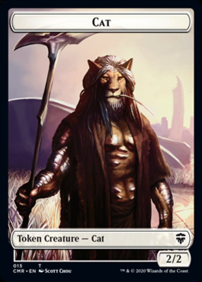 Cat // Soldier Double-Sided Token [Commander Legends Tokens] | Gear Gaming Bentonville