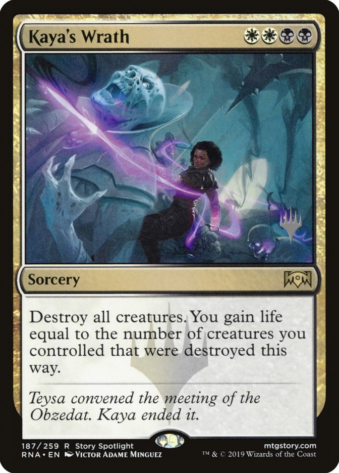 Kaya's Wrath (Promo Pack) [Ravnica Allegiance Promos] | Gear Gaming Bentonville