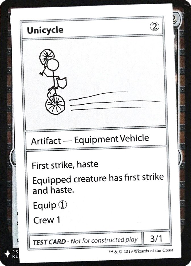 Unicycle [Mystery Booster Playtest Cards] | Gear Gaming Bentonville