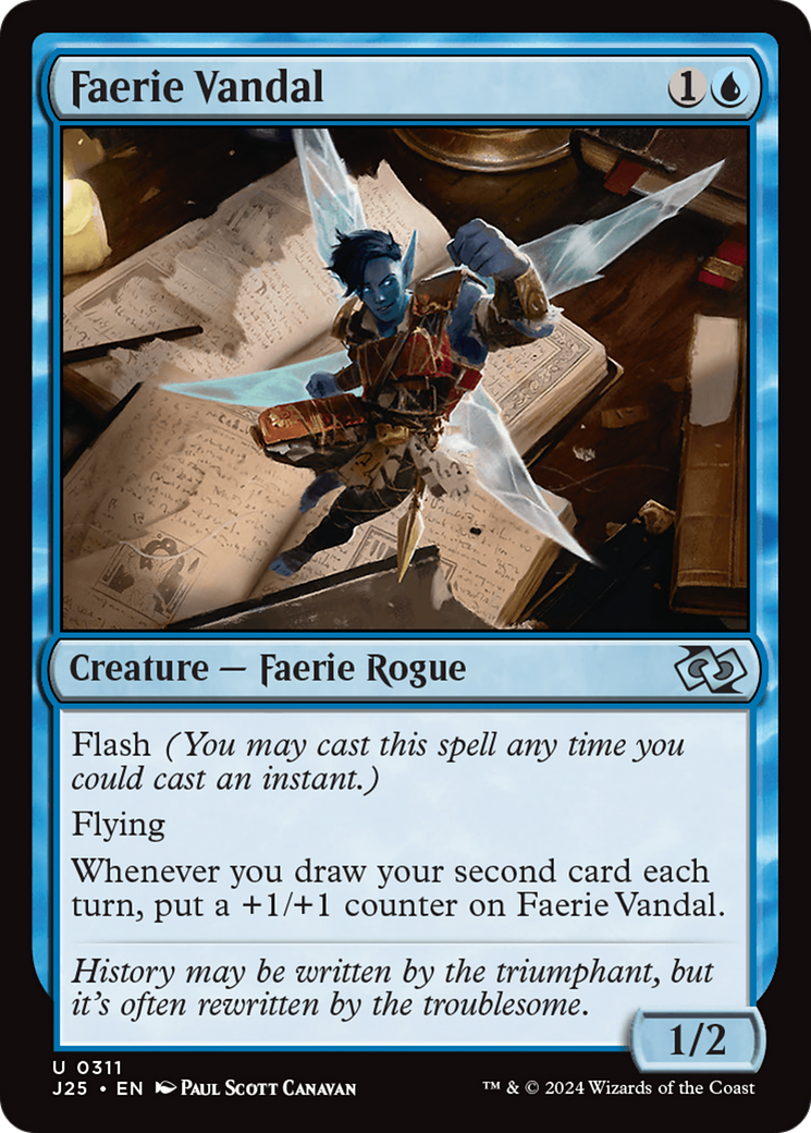 Faerie Vandal [Foundations Jumpstart] | Gear Gaming Bentonville