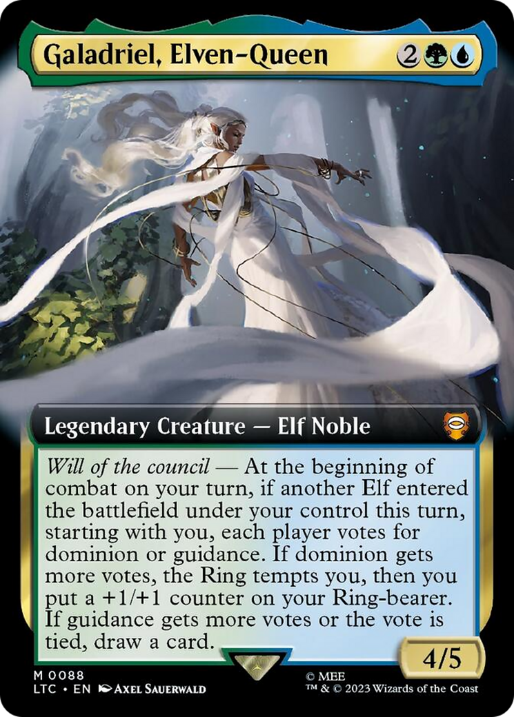 Galadriel, Elven-Queen (Extended Art) [The Lord of the Rings: Tales of Middle-Earth Commander] | Gear Gaming Bentonville