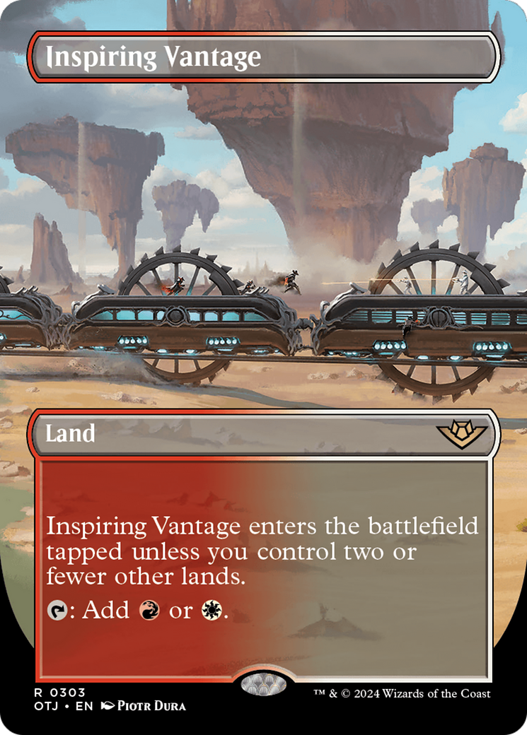Inspiring Vantage (Borderless) [Outlaws of Thunder Junction] | Gear Gaming Bentonville