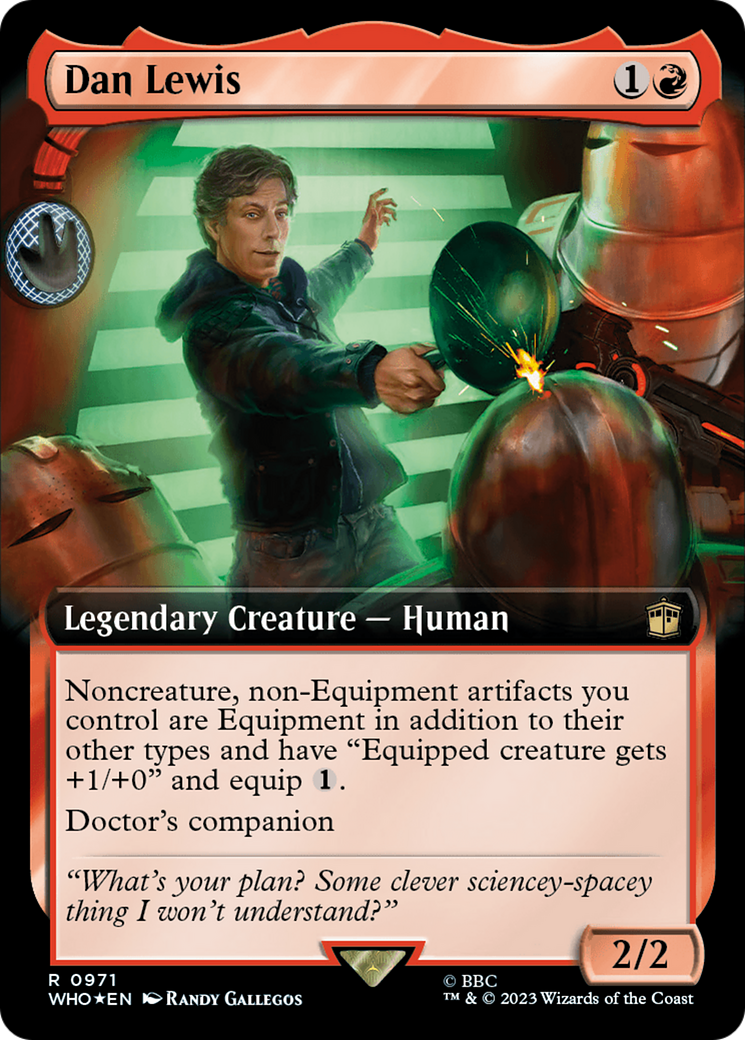 Dan Lewis (Extended Art) (Surge Foil) [Doctor Who] | Gear Gaming Bentonville