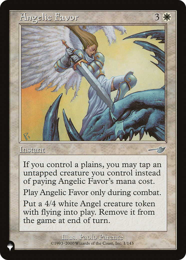 Angelic Favor [The List Reprints] | Gear Gaming Bentonville