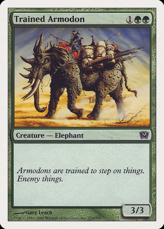 Trained Armodon [Ninth Edition] | Gear Gaming Bentonville