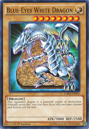 Blue-Eyes White Dragon (Version 4) [LDK2-ENK01] Common | Gear Gaming Bentonville