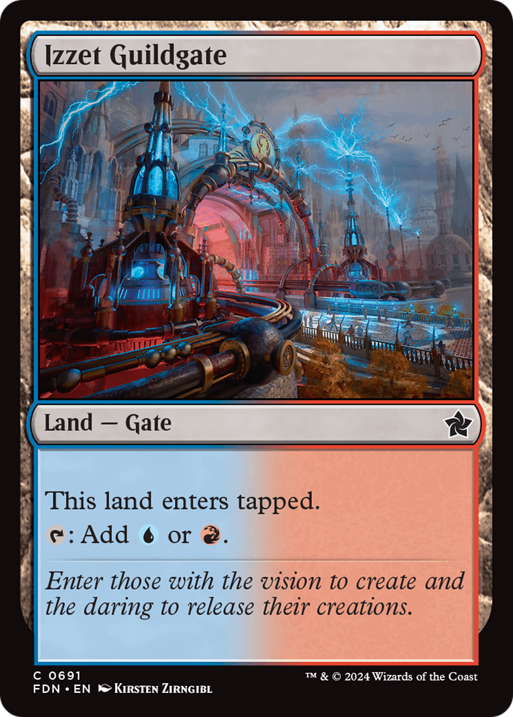 Izzet Guildgate [Foundations] | Gear Gaming Bentonville