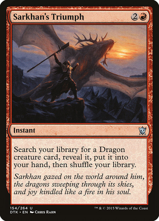 Sarkhan's Triumph [Dragons of Tarkir] | Gear Gaming Bentonville
