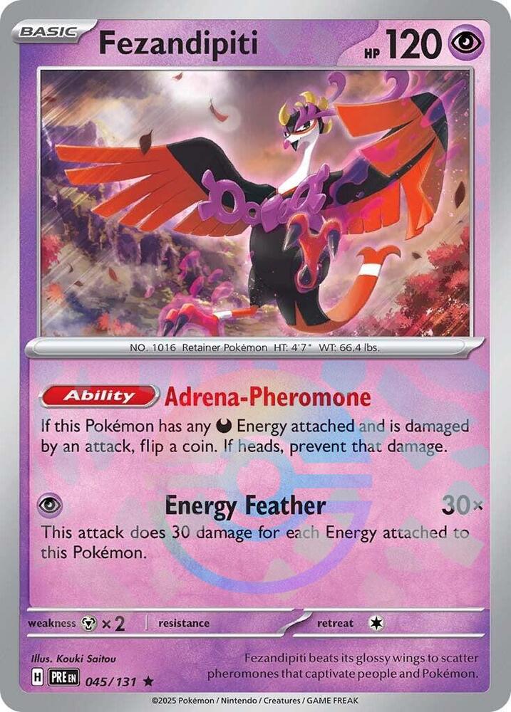 Fezandipiti (045/131) (Poke Ball Pattern) [Scarlet & Violet: Prismatic Evolutions] | Gear Gaming Bentonville