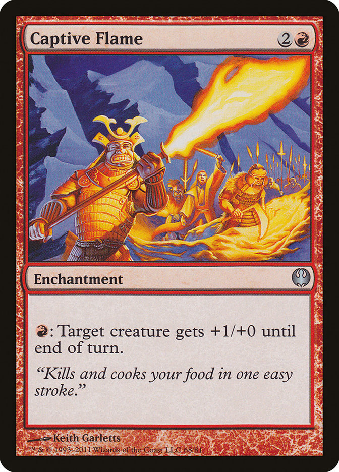 Captive Flame [Duel Decks: Knights vs. Dragons] | Gear Gaming Bentonville