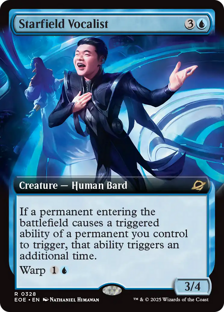 Starfield Vocalist (Extended Art) [Edge of Eternities] | Gear Gaming Bentonville